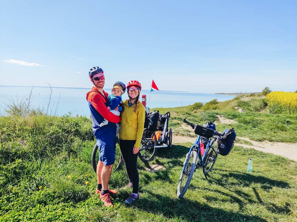 3 jours de velo île AEro en famille