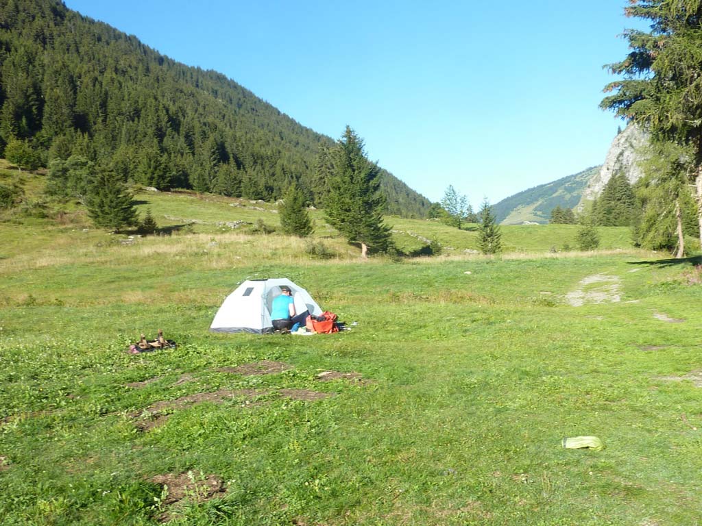 5 jours en Vanoise avec un âne - Bivouac