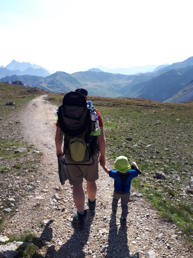 5 jours en Vanoise avec un âne - Jules et son papa