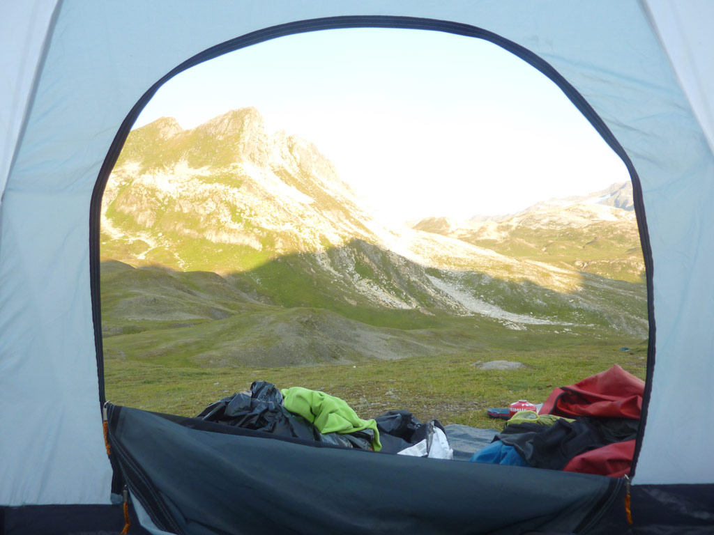 5 jours en Vanoise avec un âne - bivouac