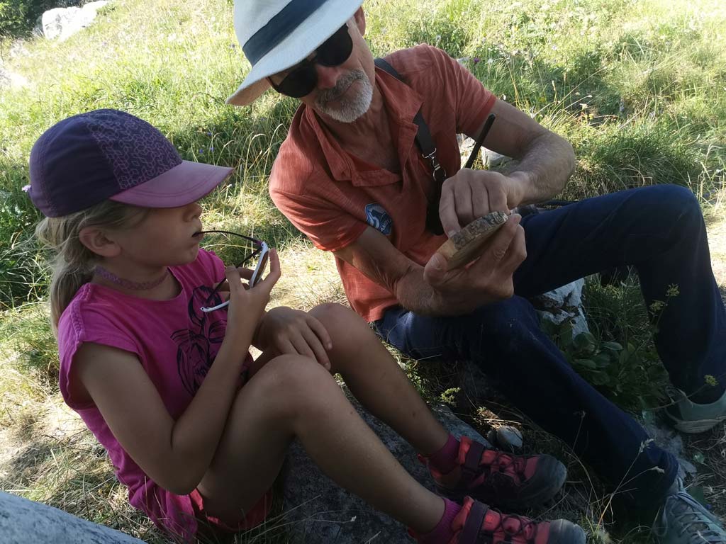 Discussion avec un guide - week-end en famille à la Sambuy