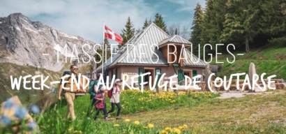 Week-end rando au refuge de Coutarse dans le massif des Bauges