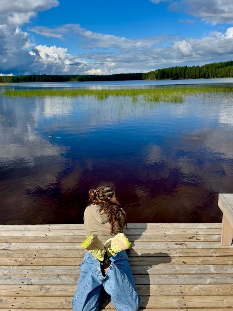 Lac finlande famille