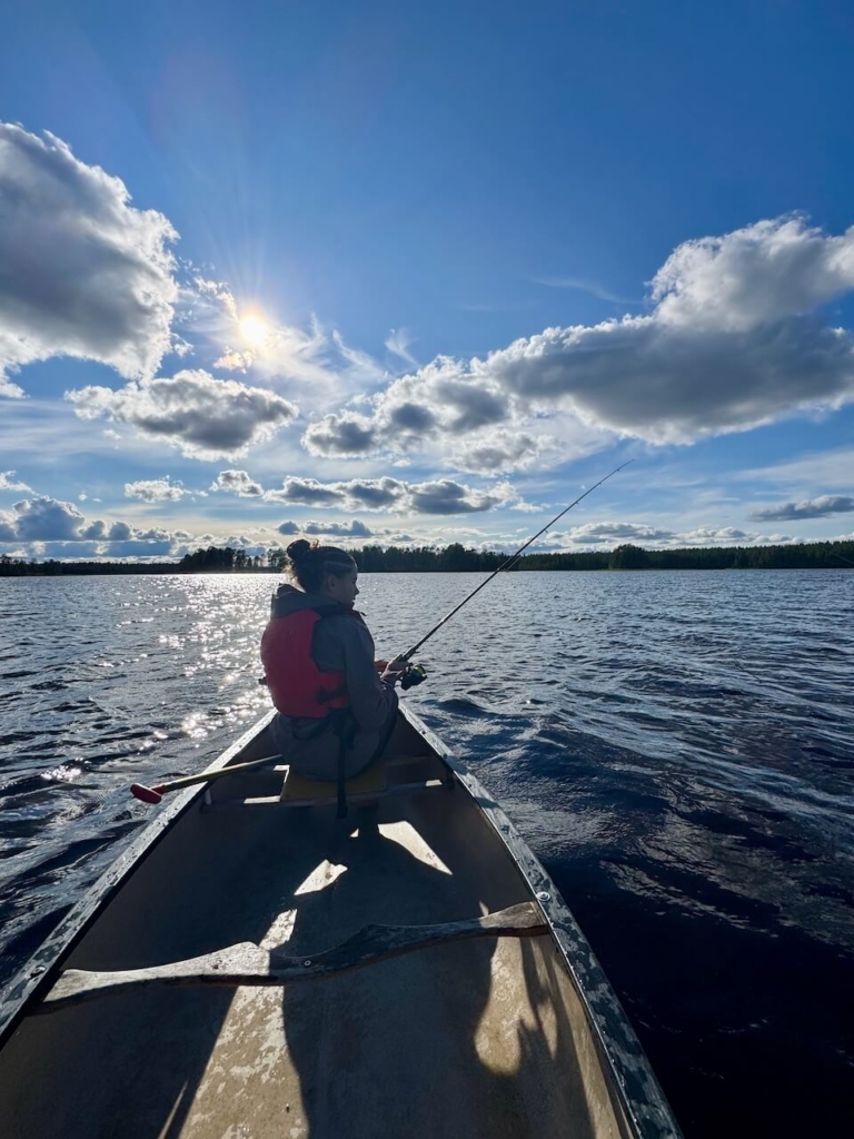 Tentative de pêche en Finlande