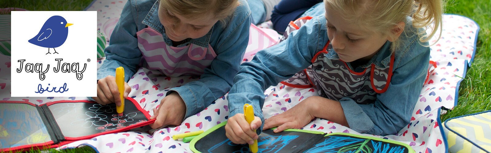 Jaq Jaq Bird - Cahier réutilisable et craies sans poussière