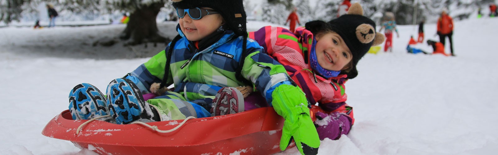 Luges pour enfants, bébés et toute la famille