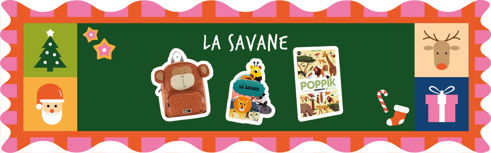 Notre sélection de livres, jeux, loisirs créatifs sur la savane.