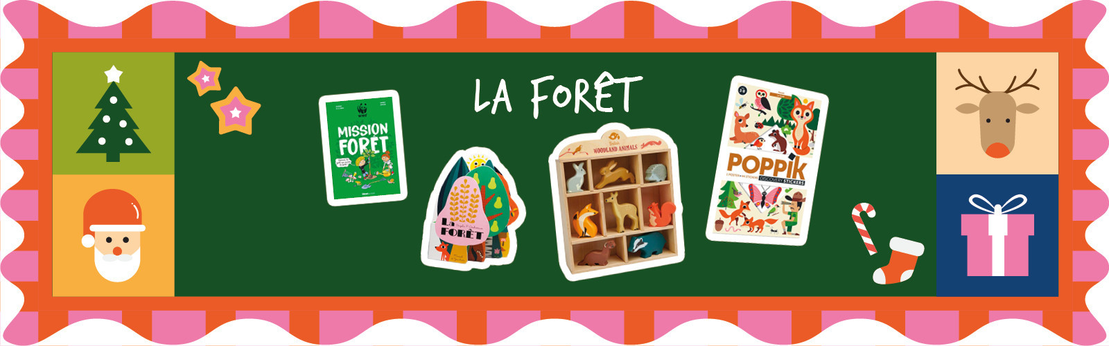 Notre sélection de livres, jeux, loisirs créatifs sur la forêt.