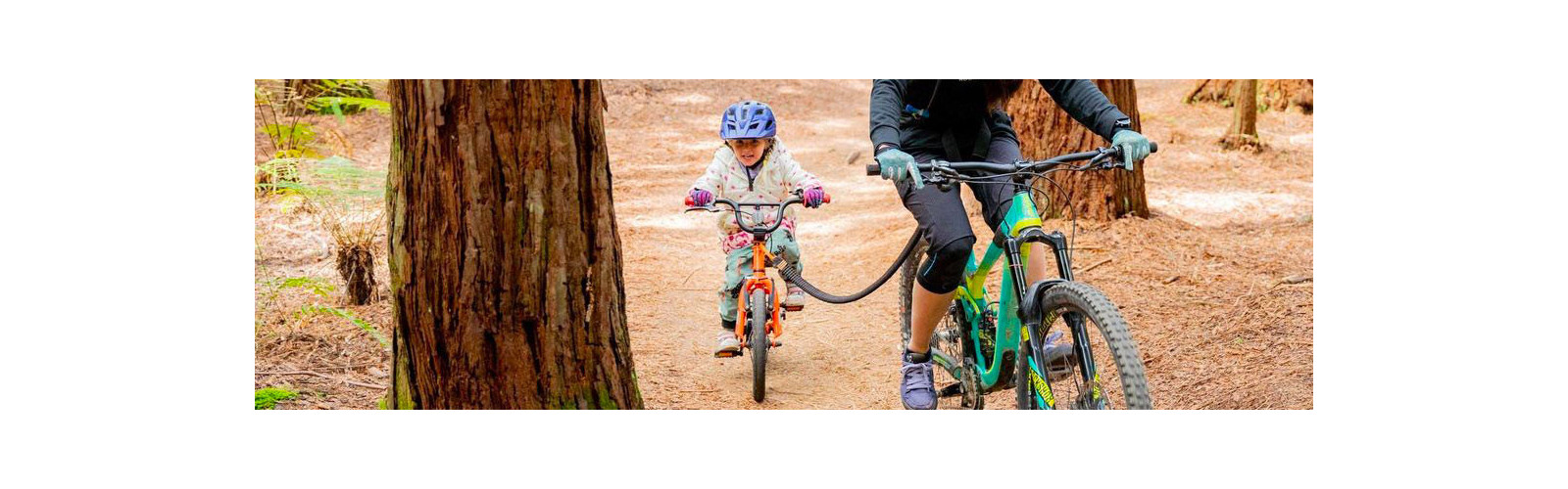Barre de traction vélo ou remorquage enfant