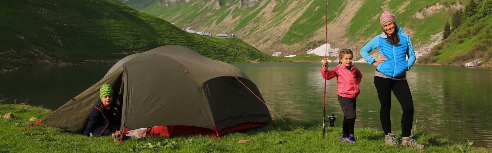 Tente randonnée légère - Randonner en famille