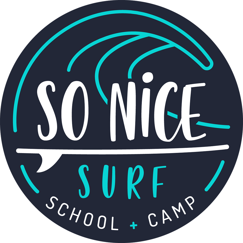 Logo de l'école de surf So Nice Surf