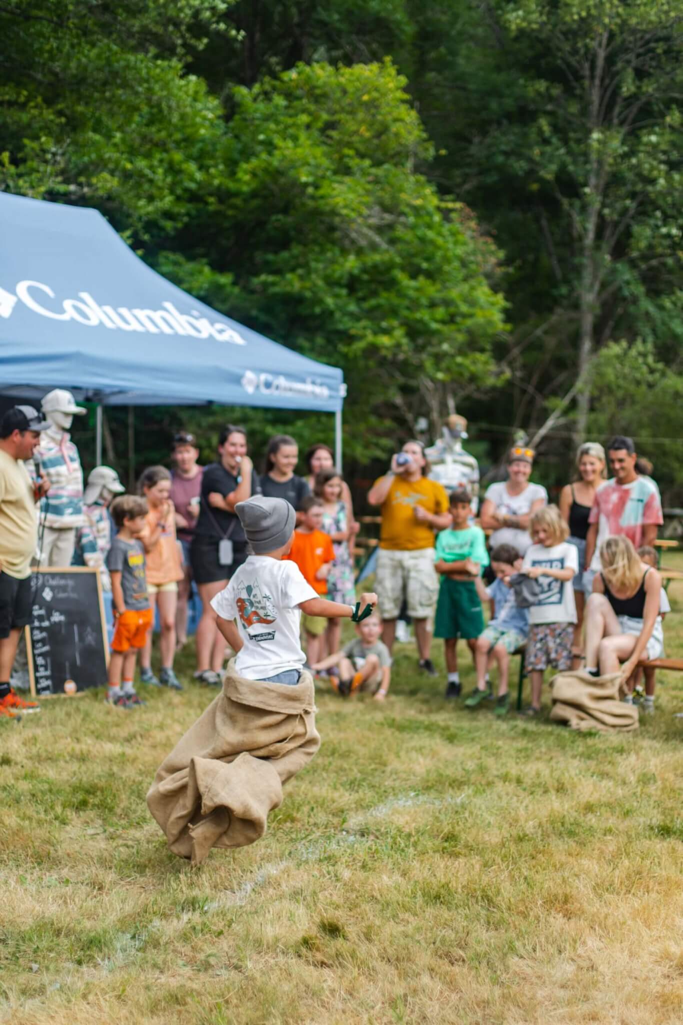 course en sac au festival les petits baroudeurs